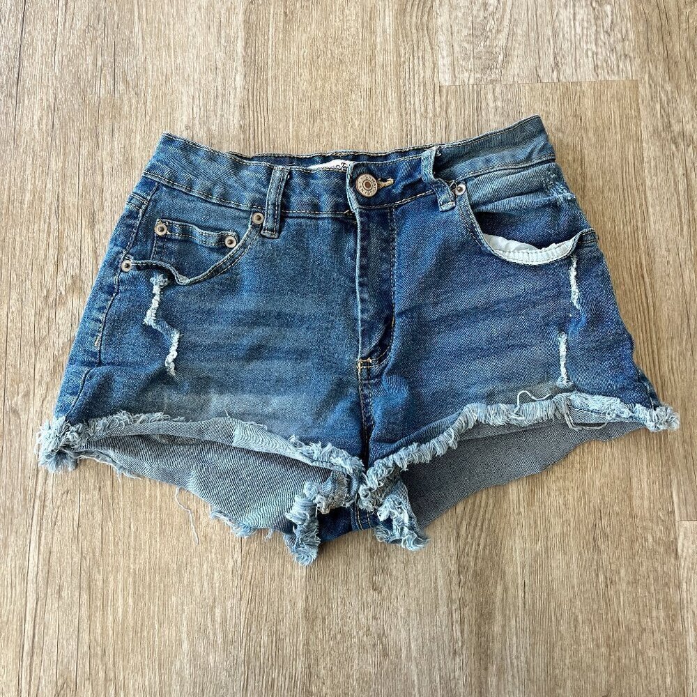 Womens Highway Jeans Denim Jean Shorts - 5